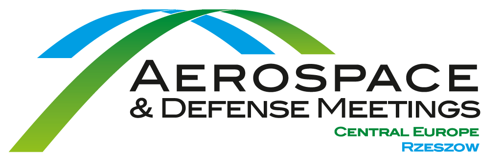 Logo aerospace & defense meetings central europe rzeszow